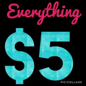Hurry before it's all gone!! Go look at my closet to get it for 5!!